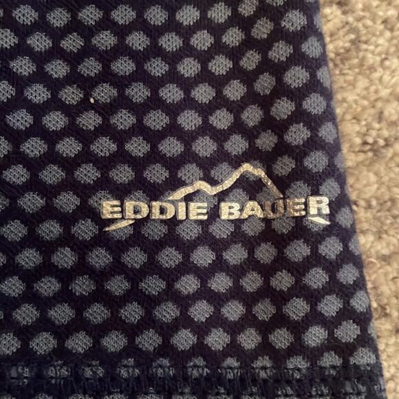 Eddie Bauer Women’s blue Polka Dot Top pullover fleece size small - Picture 3 of 6